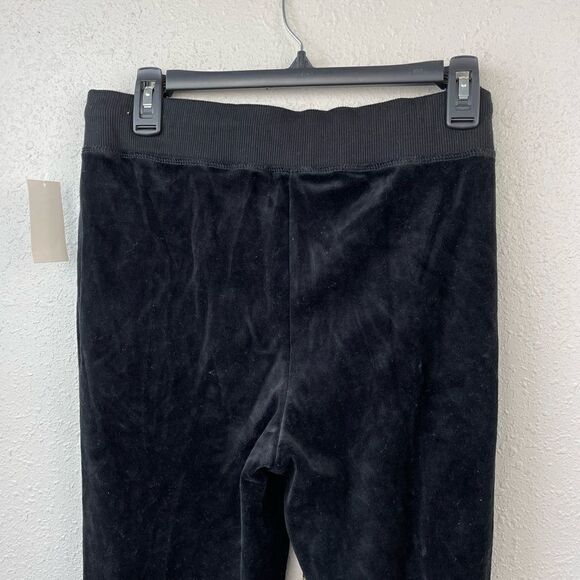 NWT Two by Vince Camuto Womens Black Velour Sweatpants Size M - Picture 3 of 6